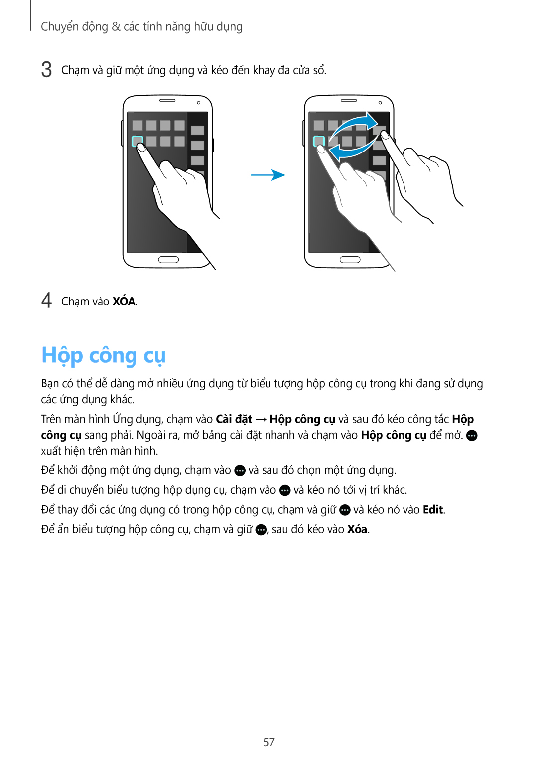 Samsung SM-G900HZBAXXV, SM-G900HZWAXXV, CG-G900HZKRHTM, SM-G900HZKAXXV, SM-G900HZDAXXV manual Hộp công cụ 