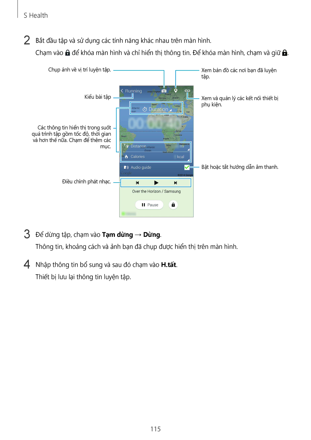 Samsung SM-G900HZWAXXV, CG-G900HZKRHTM, SM-G900HZBAXXV, SM-G900HZKAXXV, SM-G900HZDAXXV manual 115 