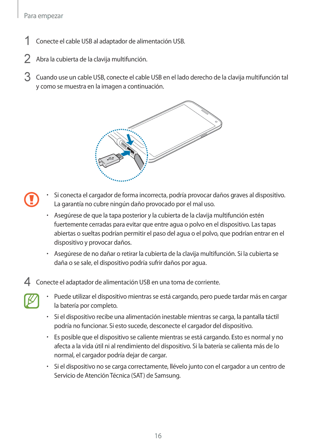 Samsung SM-G901FZDADTM, SM-G901FZBADTM, SM-G901FZKADBT, SM-G901FZKABOG, SM-G901FZDAATL, SM-G901FZWAATL manual Para empezar 