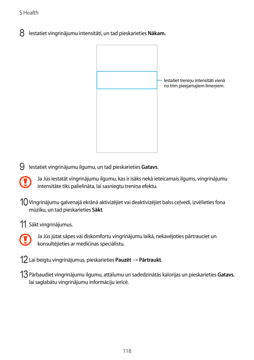 Samsung SM-G901FZWABAL, SM-G901FZDABAL, SM-G901FZKABAL, SM-G901FZBABAL manual 118 