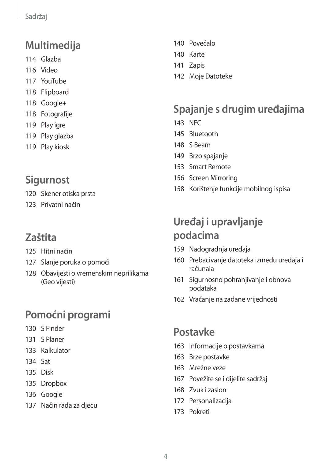 Samsung SM-G901FZKAVIP manual Multimedija 