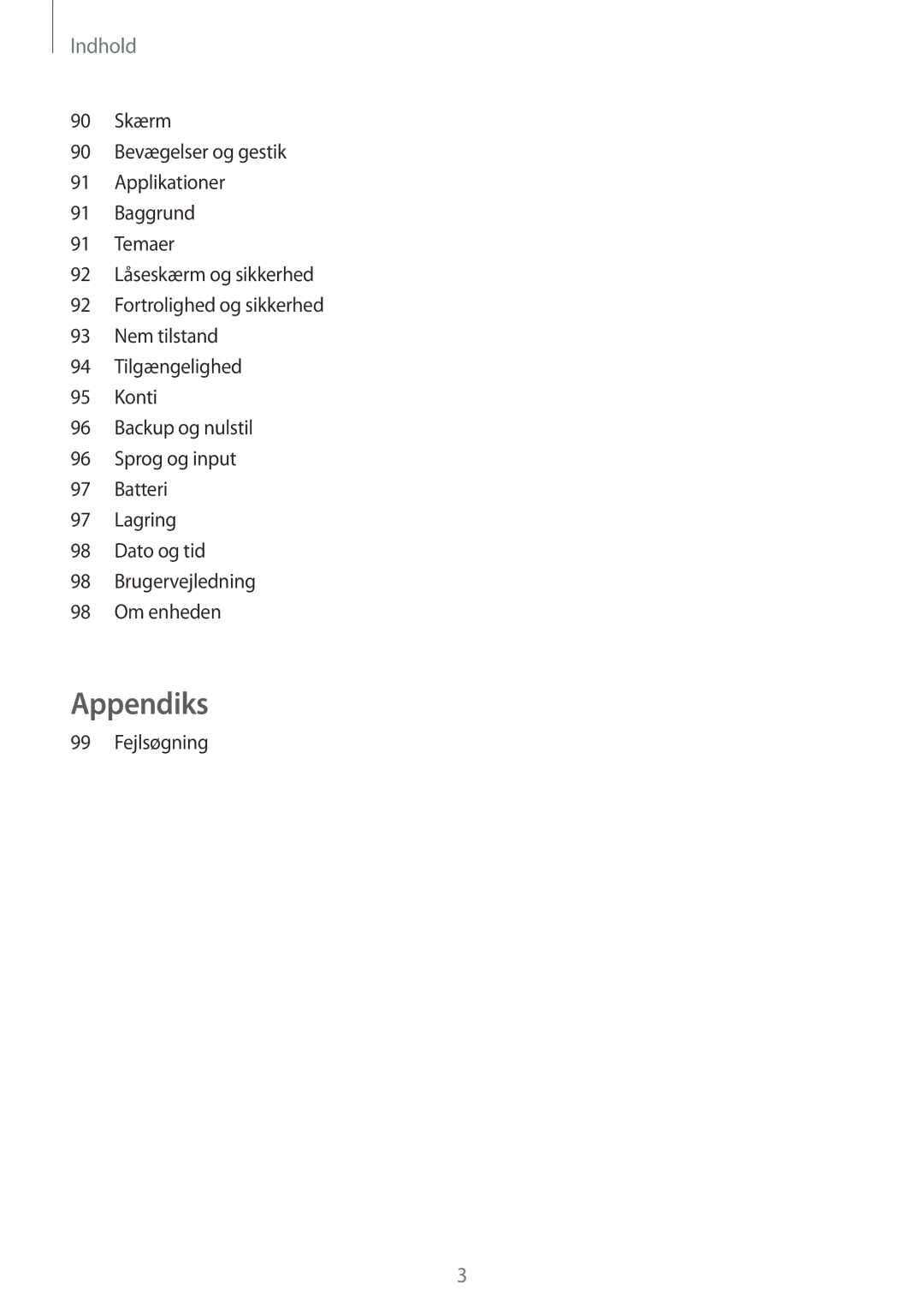 Samsung SM-G903FZKANEE manual Appendiks 