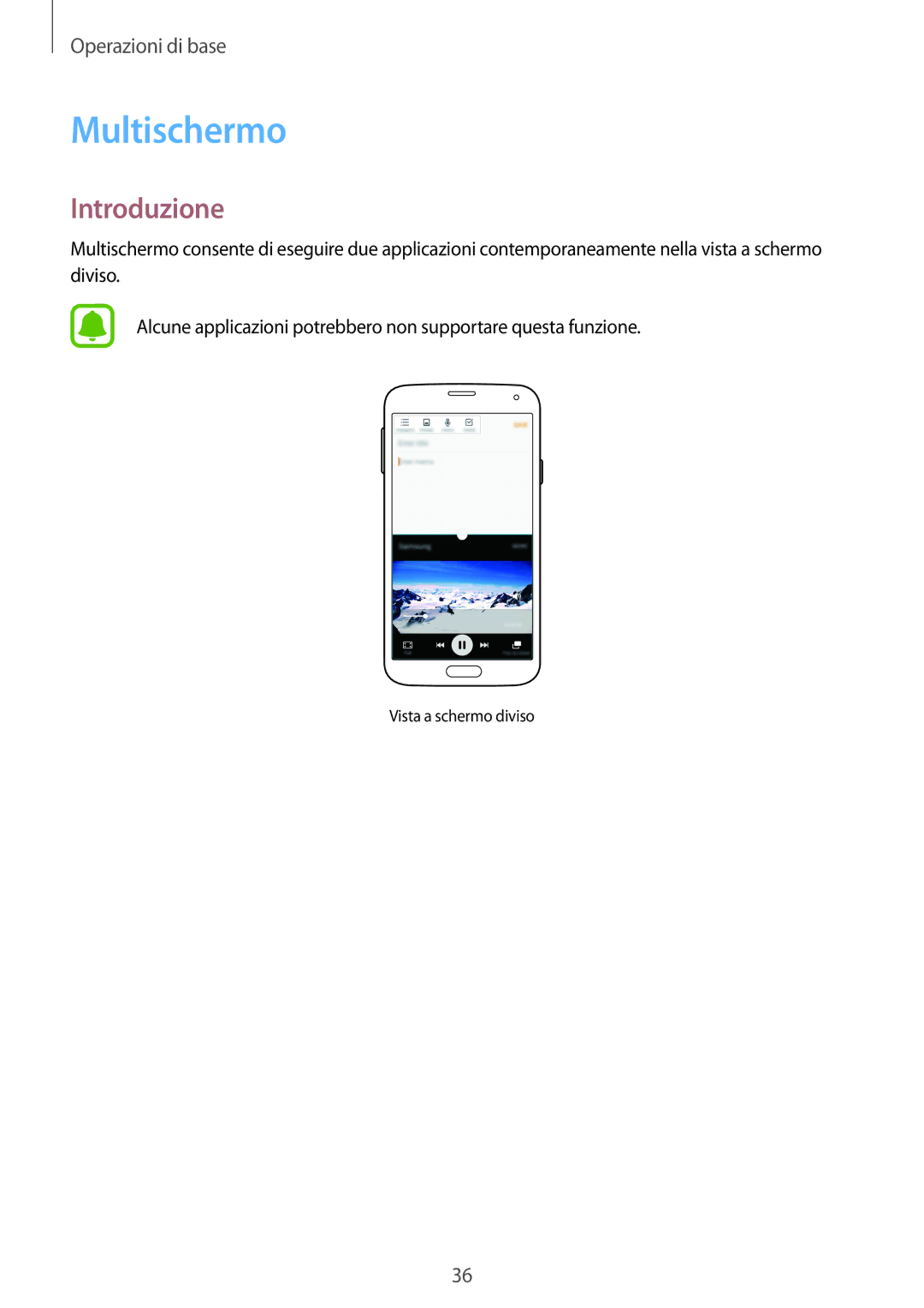 Samsung SM-G903FZKATIM, SM-G903FZDATIM, SM-G903FZSATIM manual Multischermo, Introduzione 