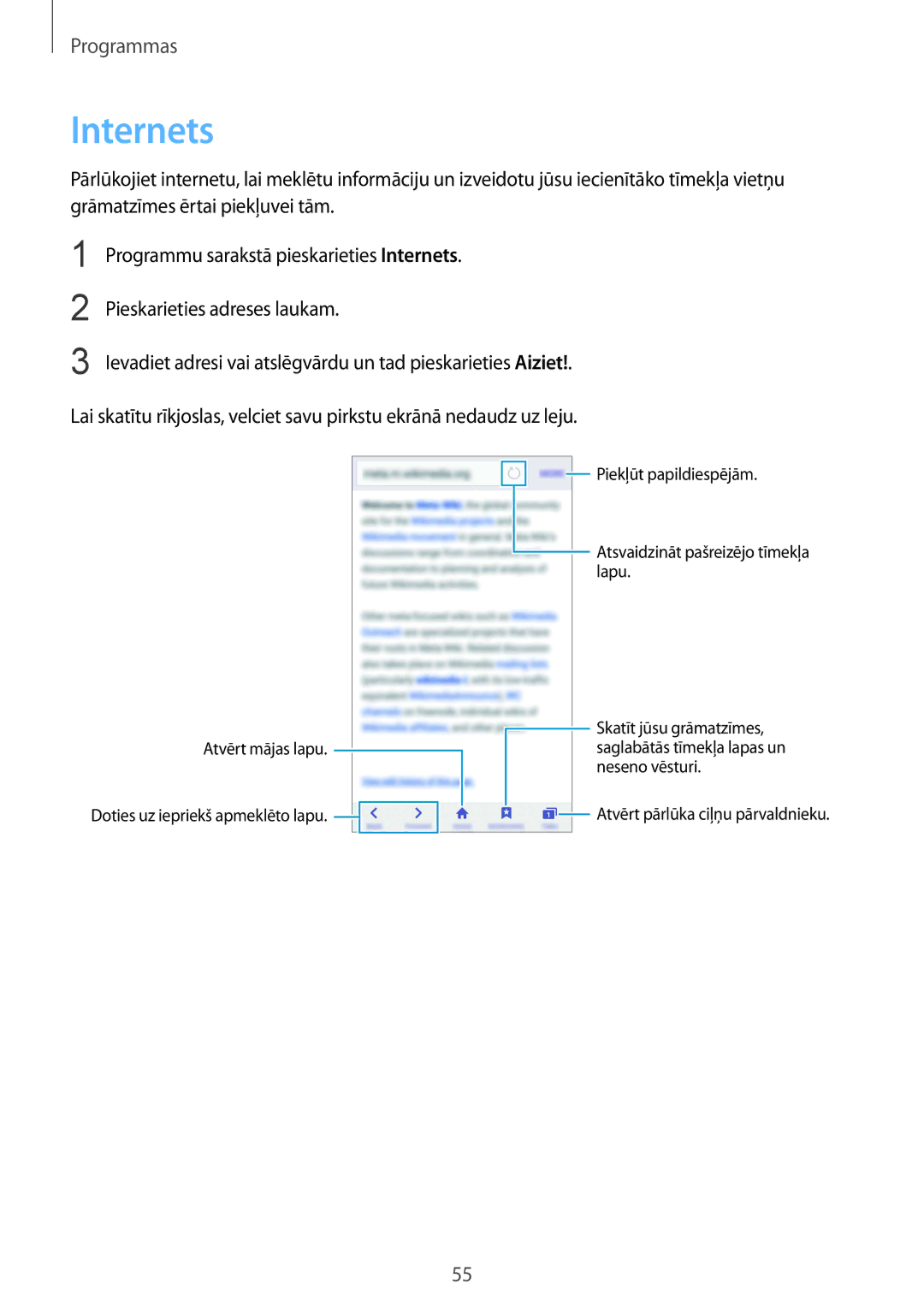 Samsung SM-G920FZBASEB manual Internets 