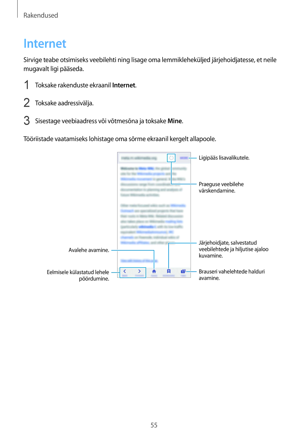 Samsung SM-G920FZBASEB manual Internet 