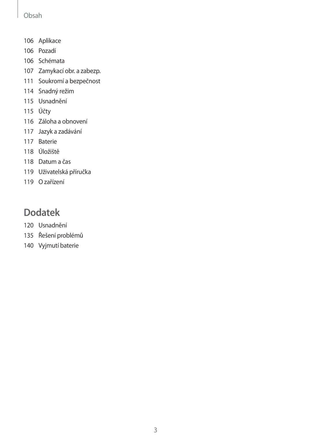 Samsung SM-G920FZWEETL, SM-G920FZBEETL, SM-G920FZDEETL, SM-G920FZKEETL manual Dodatek 