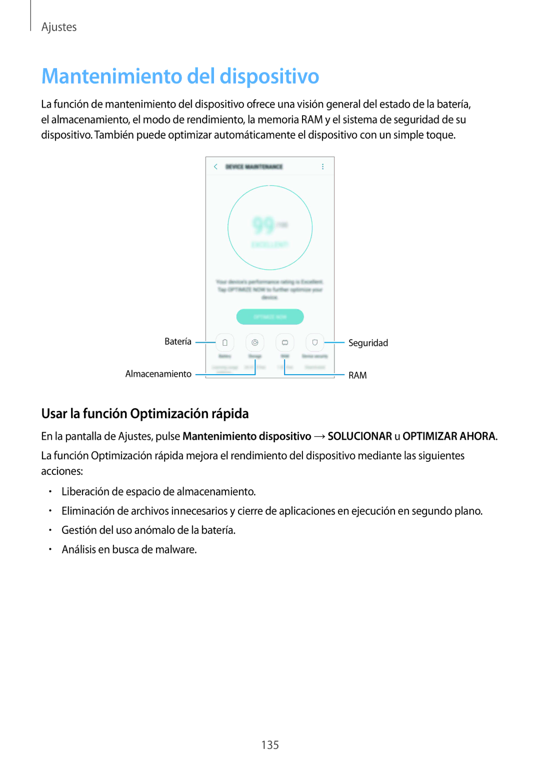 Samsung SM-G920FZKAPHE manual Mantenimiento del dispositivo 