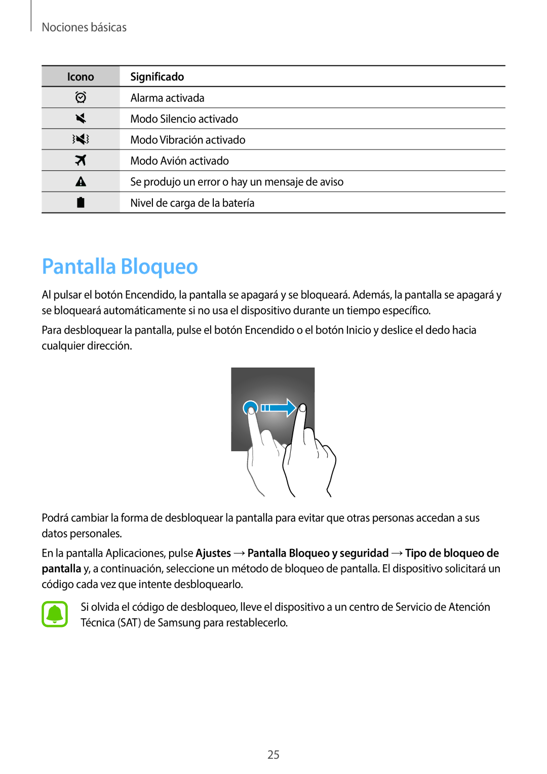 Samsung SM-G920FZKAPHE manual Pantalla Bloqueo 