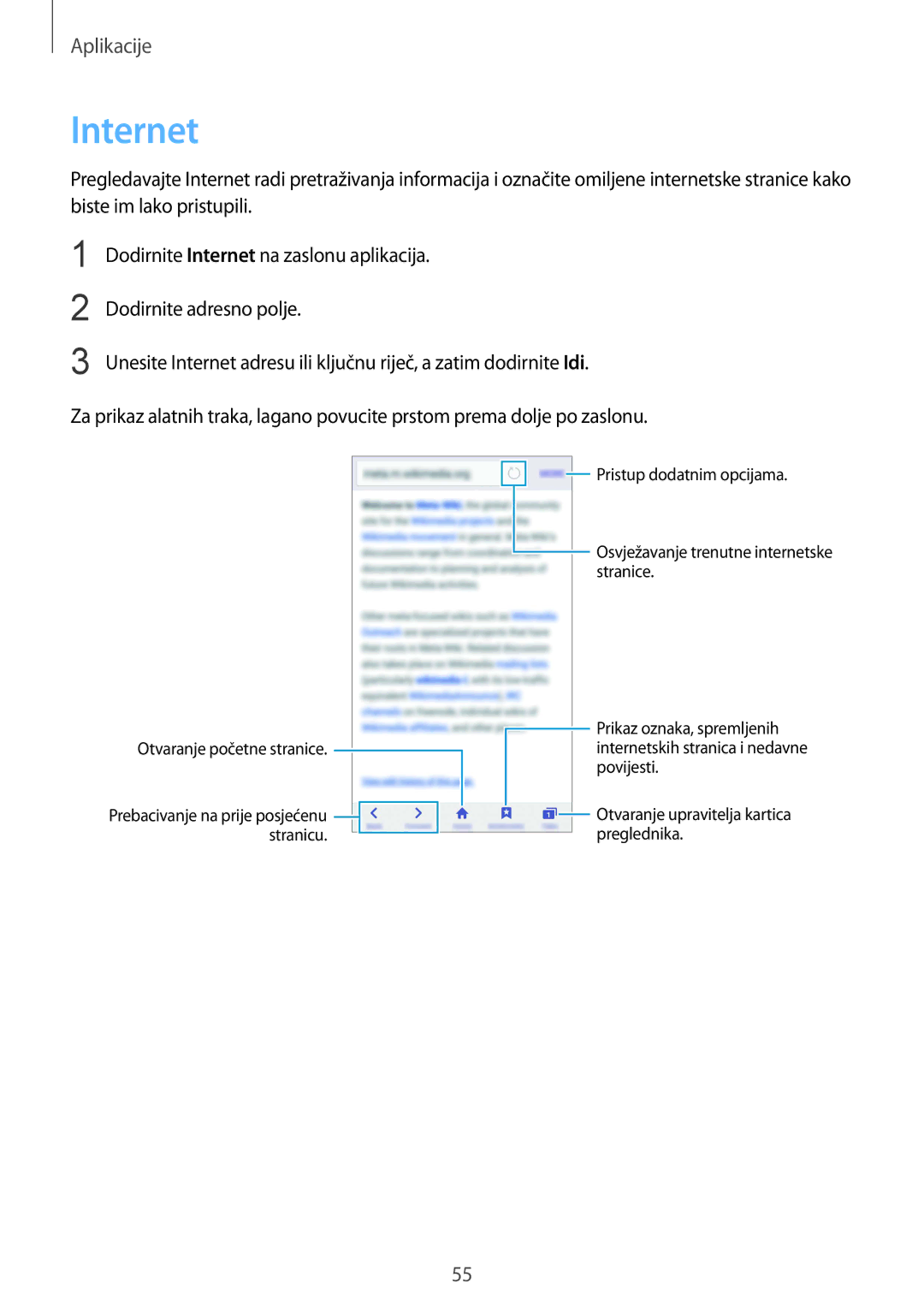 Samsung SM-G920FZKFSEE, SM-G920FZWASEE manual Internet 