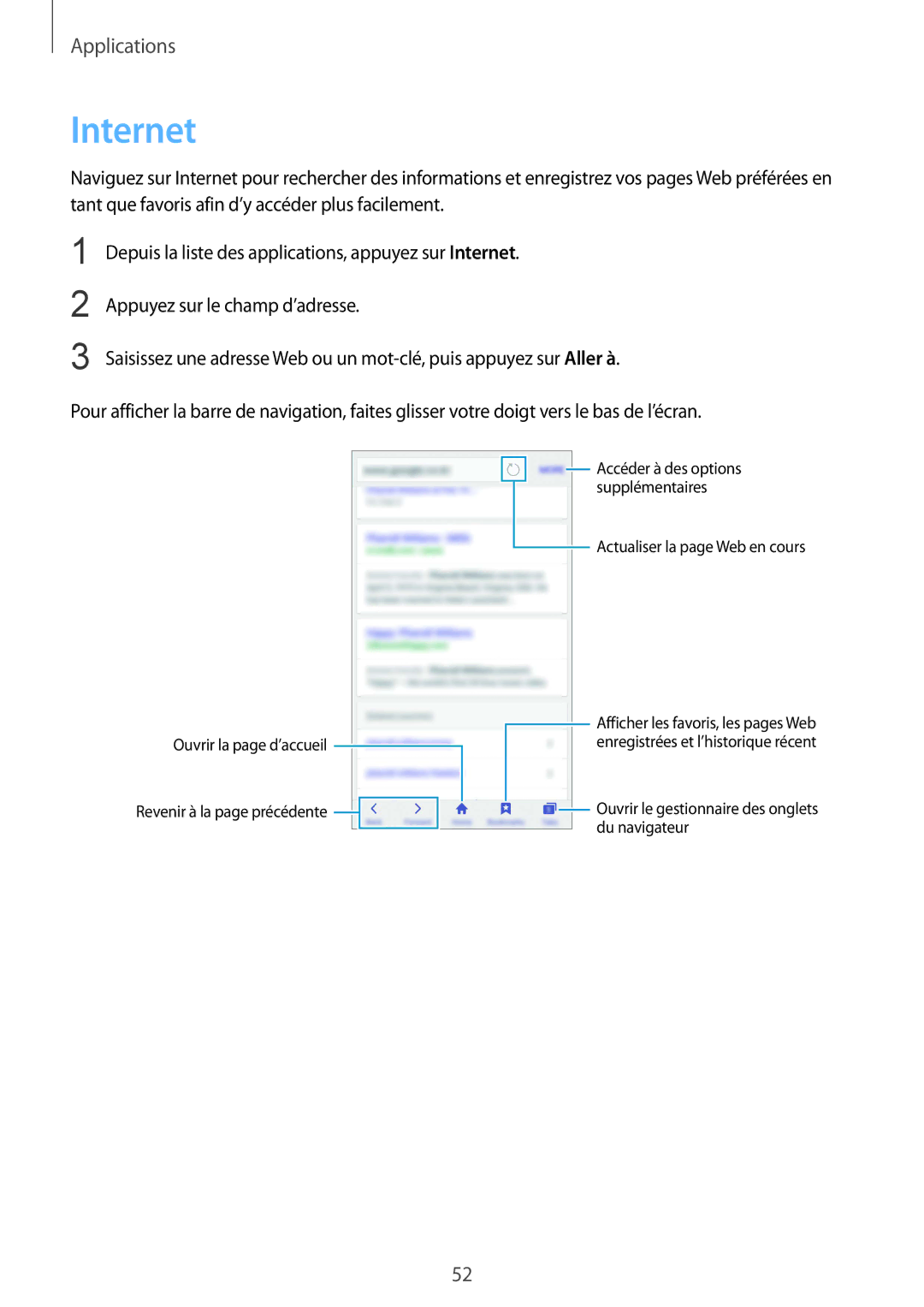 Samsung SM-G920FZWAXEF, SM-G920FZKAXEF, SM-G920FZBAXEF, SM-G920FZDAXEF manual Internet 