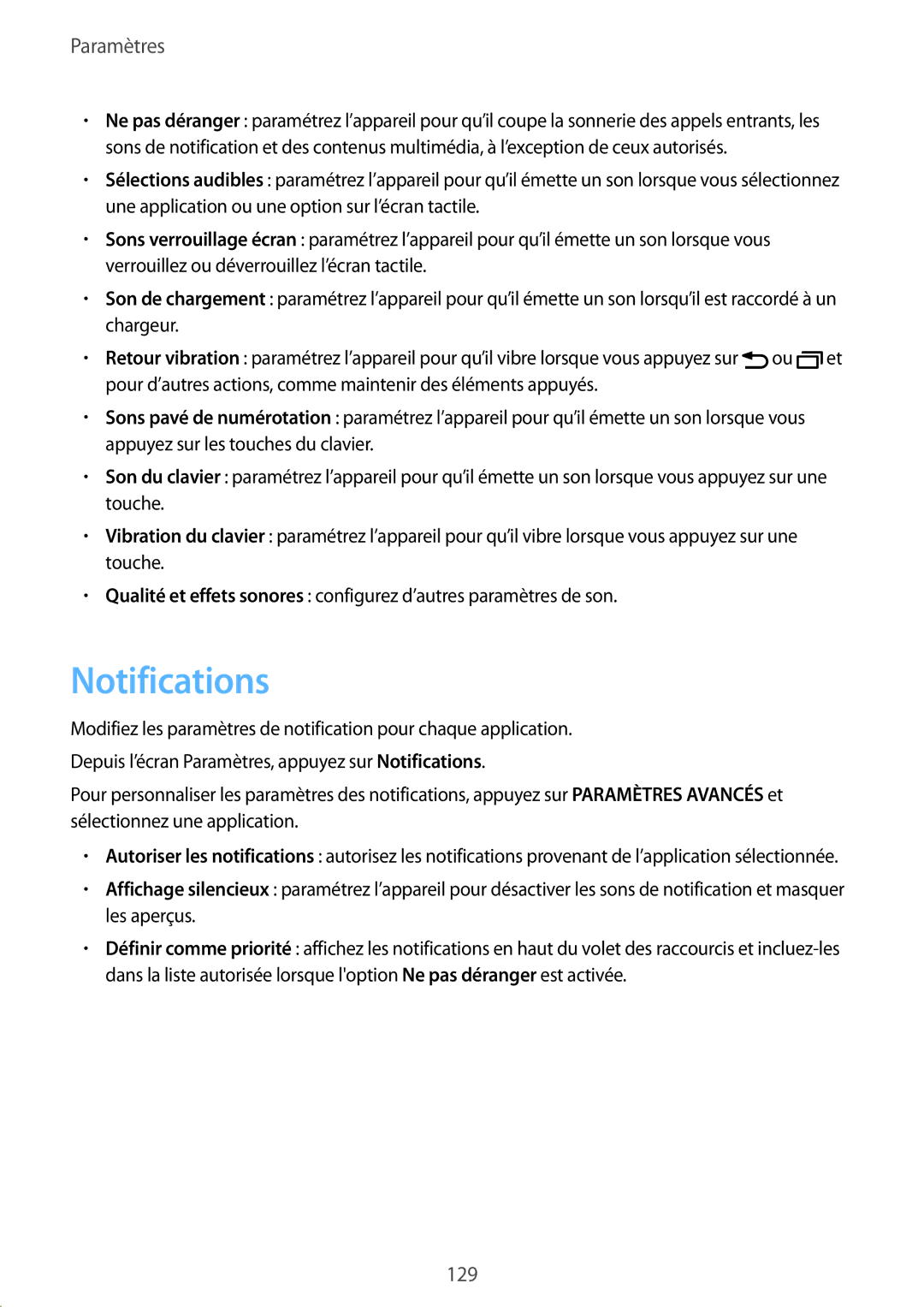 Samsung SM-G920FZKAXEF, SM-G920FZWAXEF, SM-G920FZBAXEF, SM-G920FZDAXEF manual Notifications 