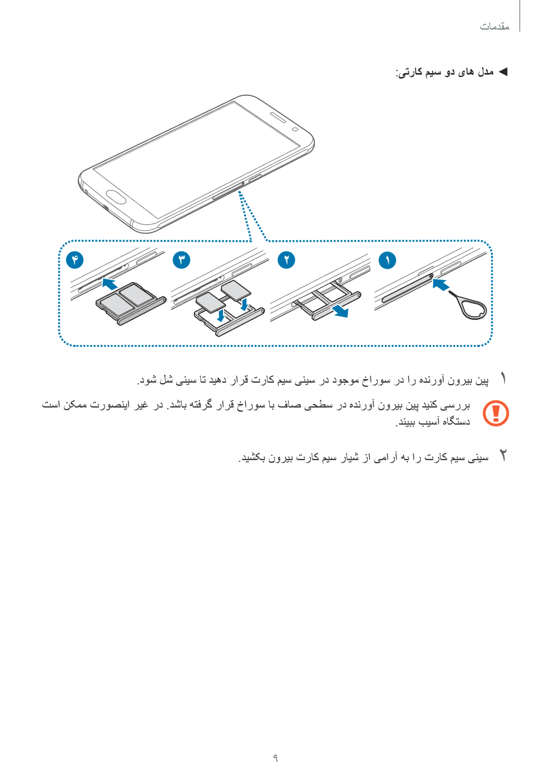 Samsung SM-G920XZKAKSA, SM-G920XZDAKSA, SM-G920FZKAKSA, SM-G920XZWAKSA manual یتراک میس ود یاه لدم 