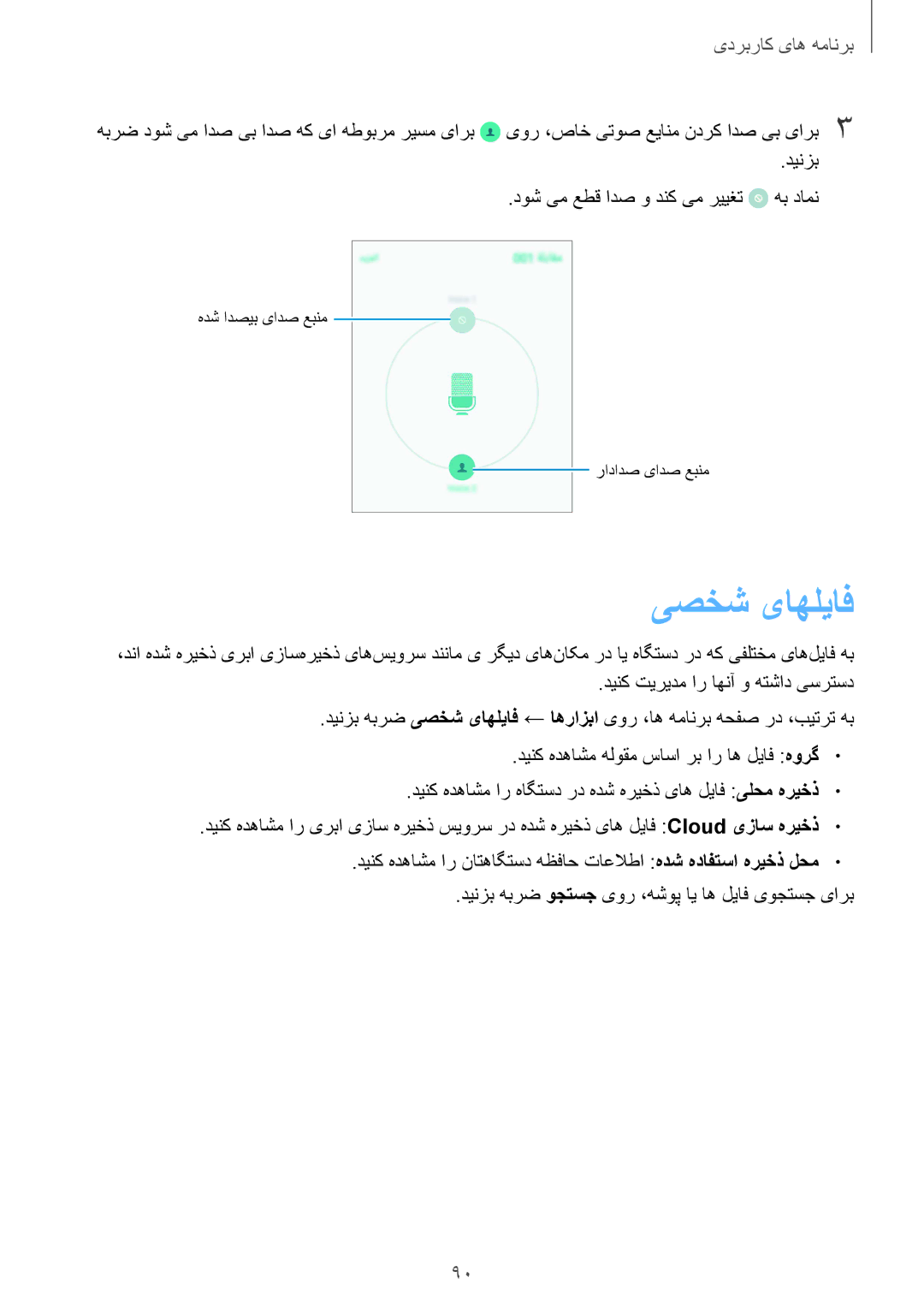 Samsung SM-G920FZKAKSA, SM-G920XZDAKSA, SM-G920XZKAKSA, SM-G920XZWAKSA manual یصخش یاهلیاف 