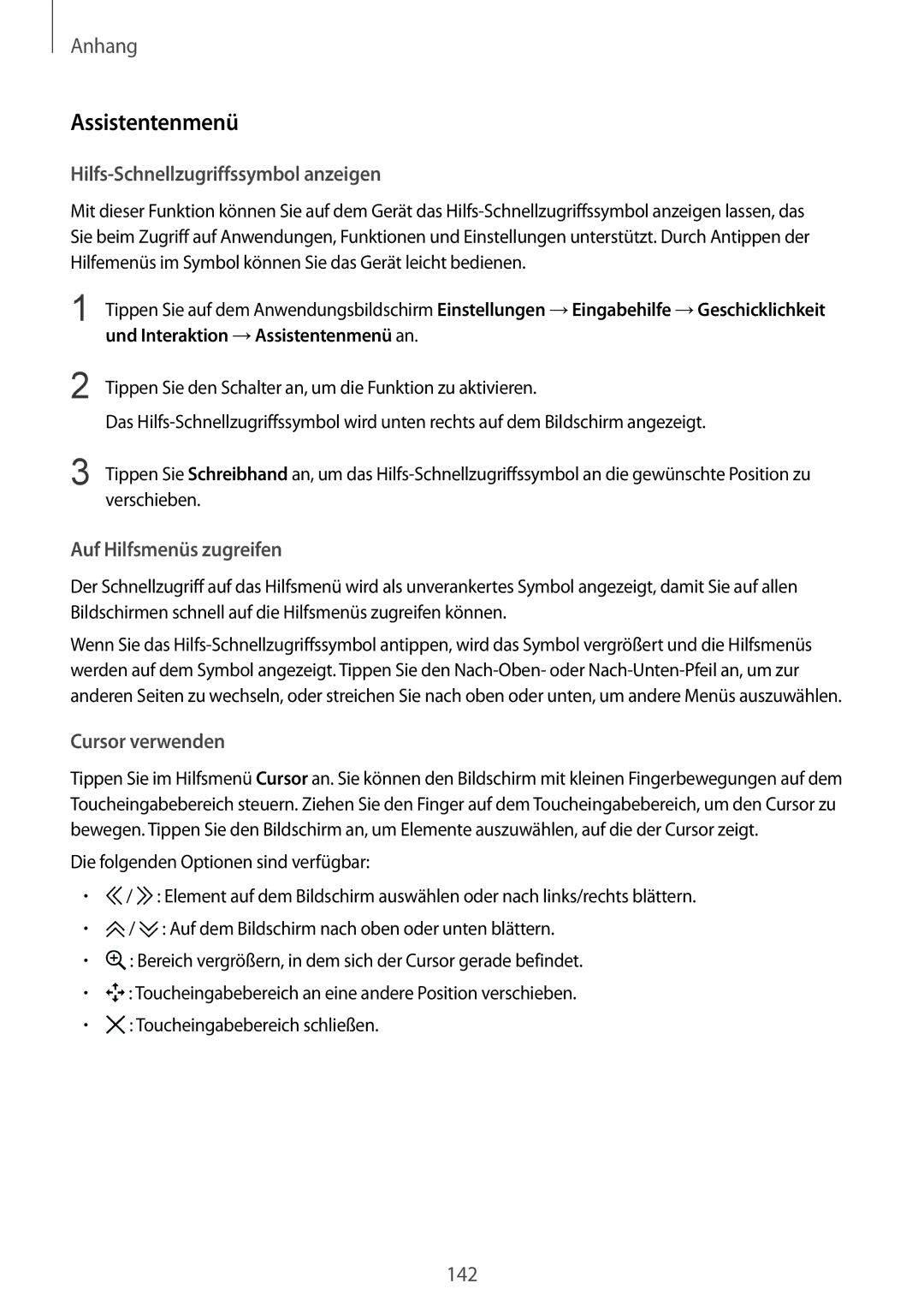 Samsung SM-G925FZDEDBT, SM-G925FZKADBT, SM-G925FZWEDBT, SM-G925FZDADBT manual Und Interaktion →Assistentenmenü an 