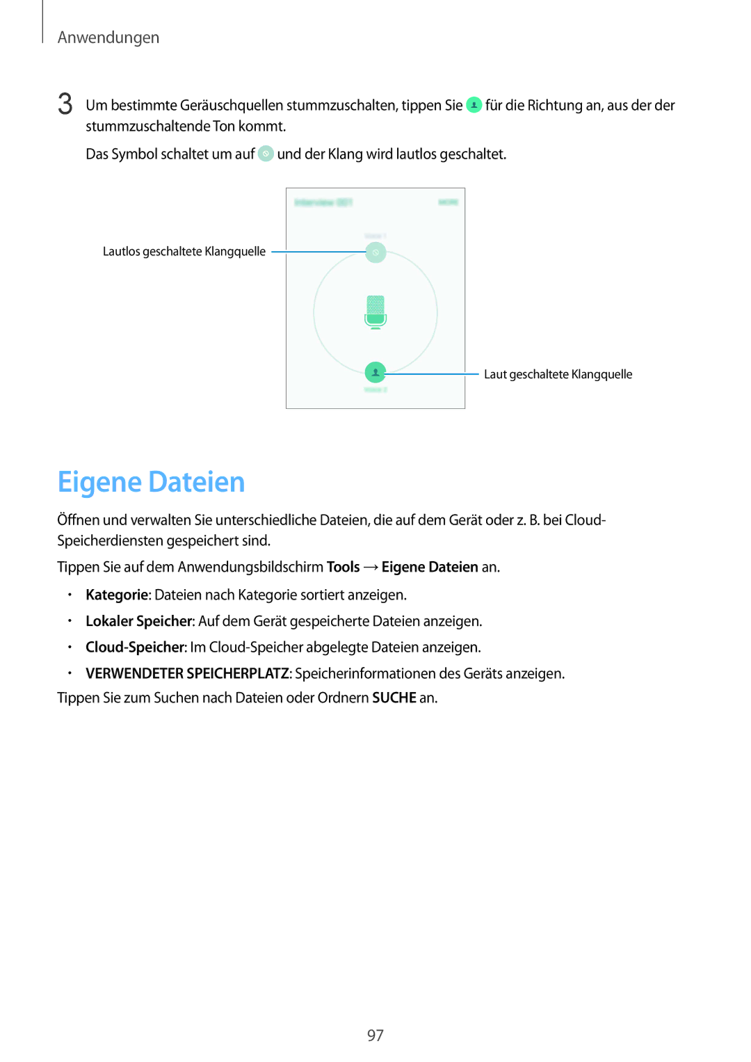 Samsung SM-G925FZDFDBT, SM-G925FZKADBT, SM-G925FZWEDBT, SM-G925FZDEDBT, SM-G925FZDADBT, SM-G925FZWFDBT manual Eigene Dateien 