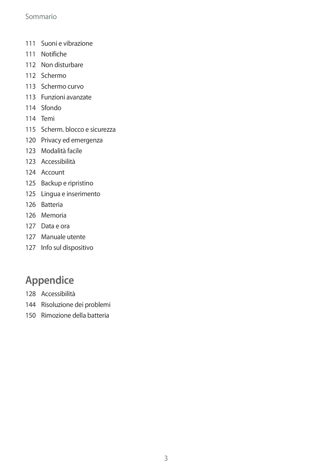 Samsung SM-G925FZGEITV, SM-G925FZWAITV, SM-G925FZGAITV, SM-G925FZKAITV, SM-G925FZDEITV manual Appendice 