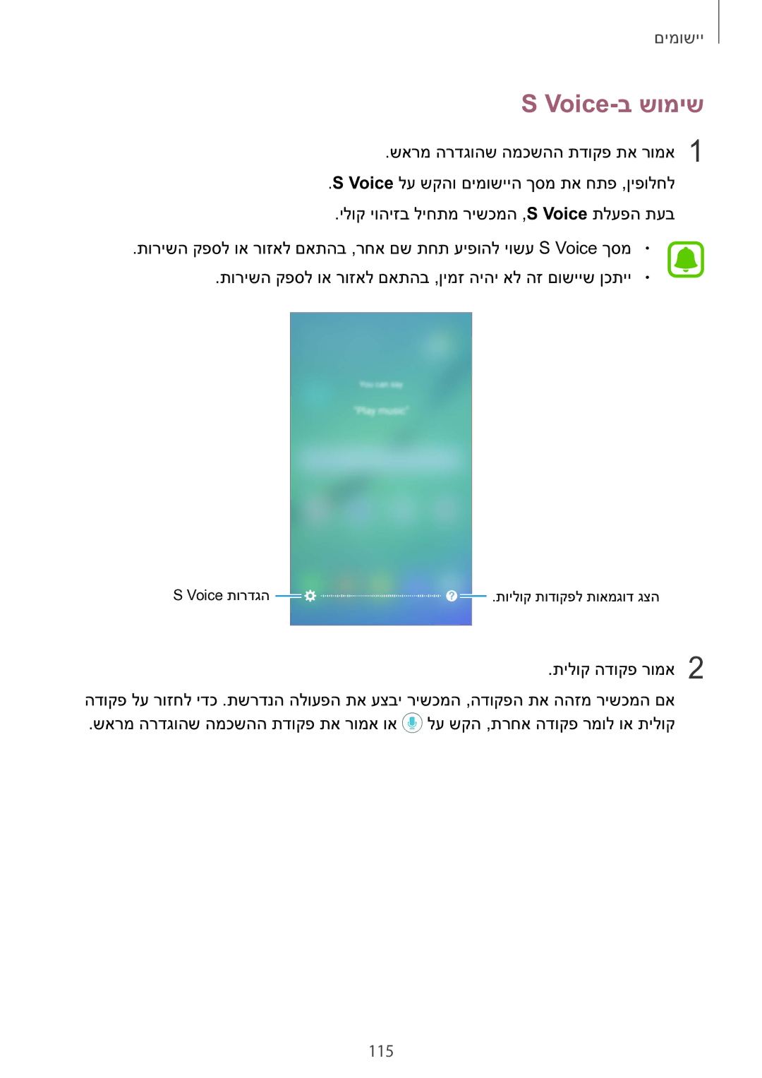 Samsung SM-G928CZDAILO manual Voice-ב שומיש 