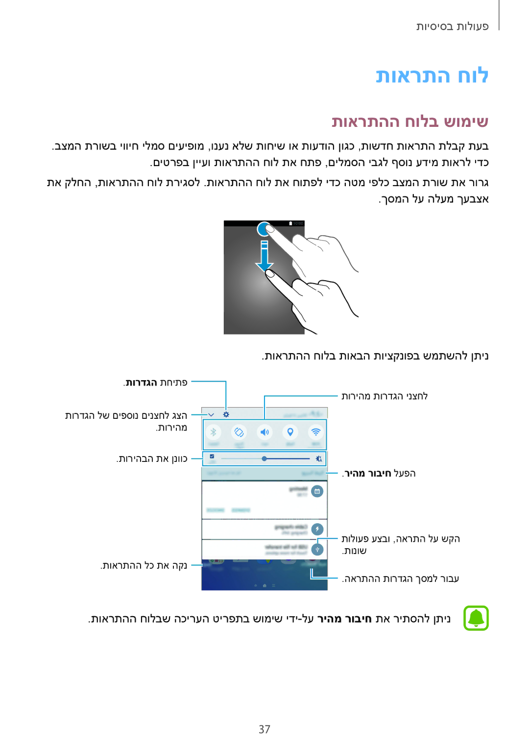 Samsung SM-G928CZDAILO manual תוארתה חול, תוארתהה חולב שומיש 