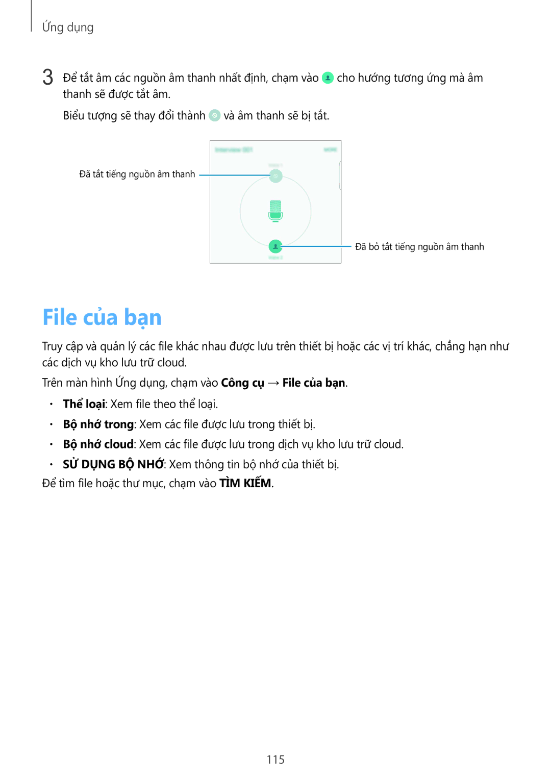 Samsung SM-G928CZDAXXV manual File của bạn, 115 