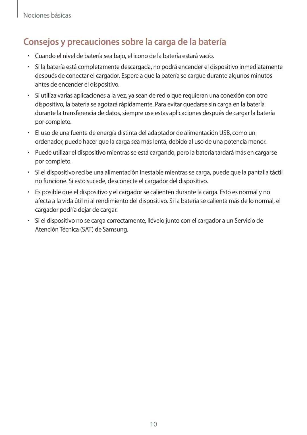 Samsung SM-G928FZDEPHE, SM-G928FZKEPHE, SM-G928FZDAPHE, SM-G928FZSAPHE Consejos y precauciones sobre la carga de la batería 