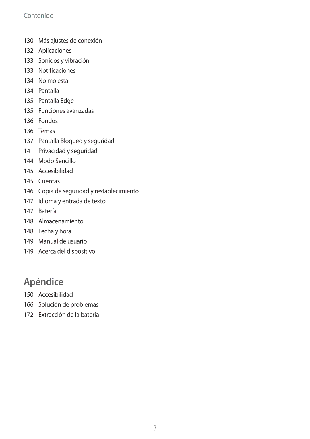 Samsung SM-G928FZSAPHE, SM-G928FZDEPHE, SM-G928FZKEPHE, SM-G928FZDAPHE, SM-G928FZKAPHE manual Apéndice 