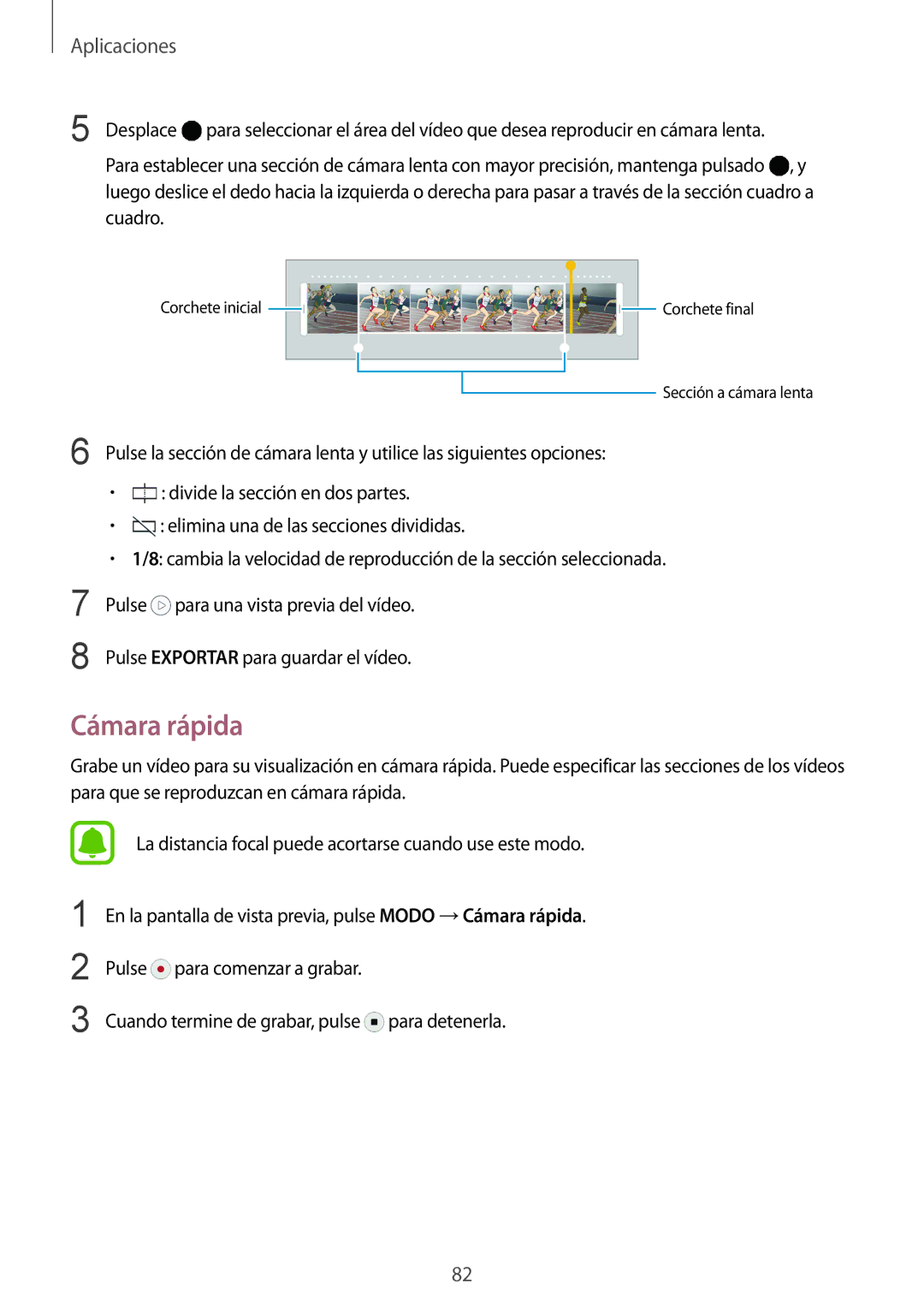 Samsung SM-G928FZDAPHE, SM-G928FZDEPHE, SM-G928FZKEPHE, SM-G928FZSAPHE, SM-G928FZKAPHE manual Cámara rápida 