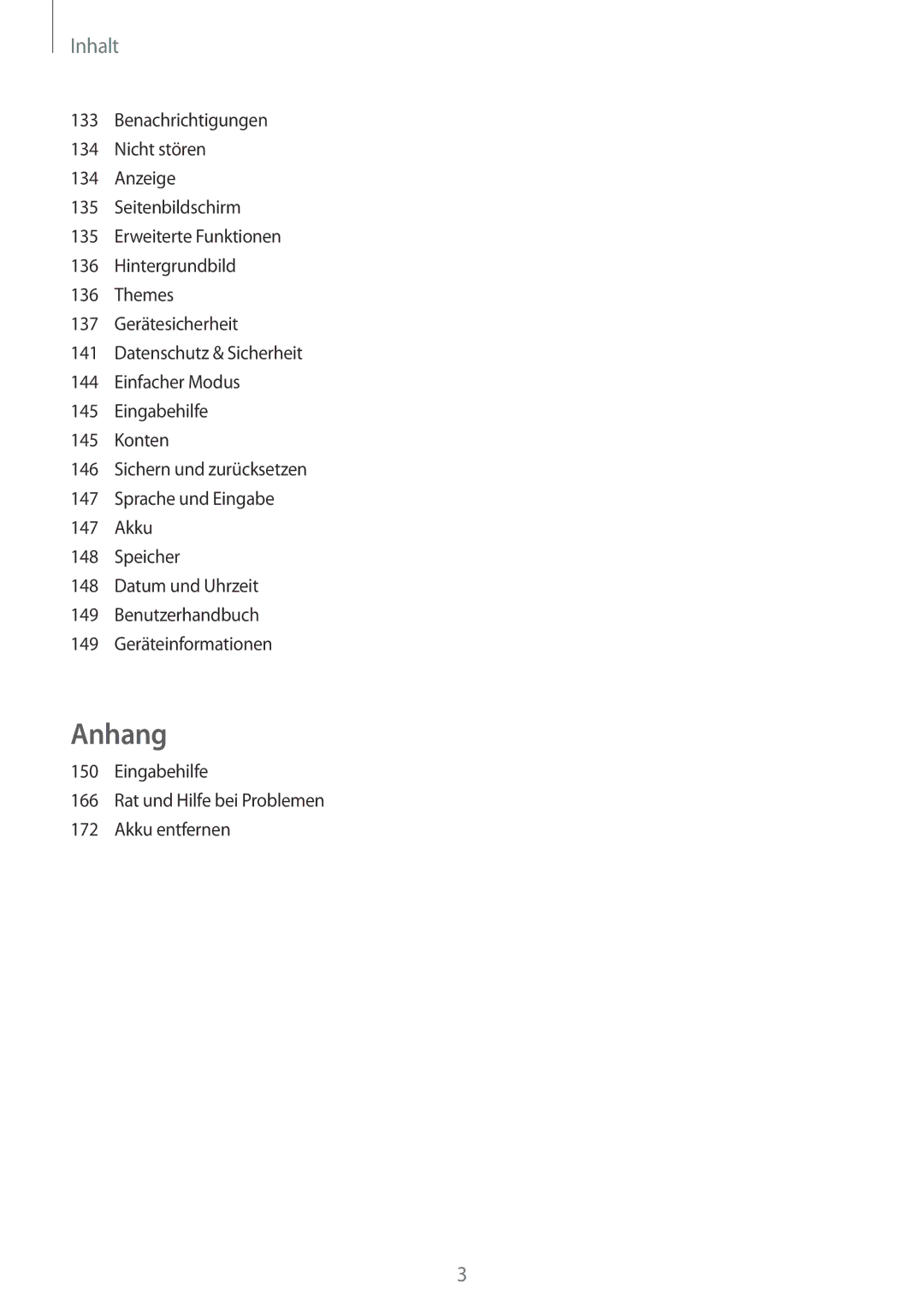 Samsung SM-G928FZKADBT, SM-G928FZSEDBT, SM-G928FZDADBT manual Anhang 