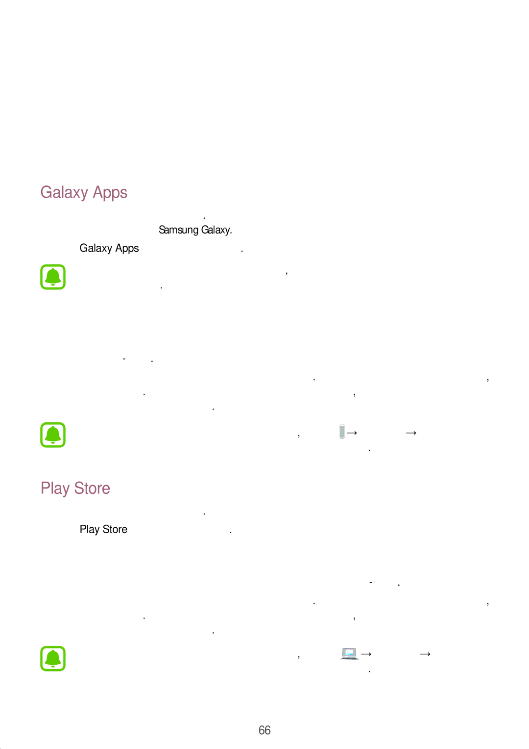 Samsung SM-G925FZDFEUR manual Εγκατάσταση ή απεγκατάσταση εφαρμογών, Galaxy Apps, Play Store, Εγκατάσταση εφαρμογών 