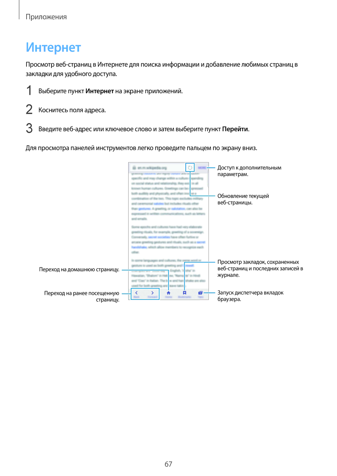 Samsung SM-G928FZDASEB, SM-G928FZKASEB, SM-G928FZKESEB, SM-G928FZSASEB, SM-G928FZDESEB, SM-G928FZDASER Интернет, Веб-страницы 