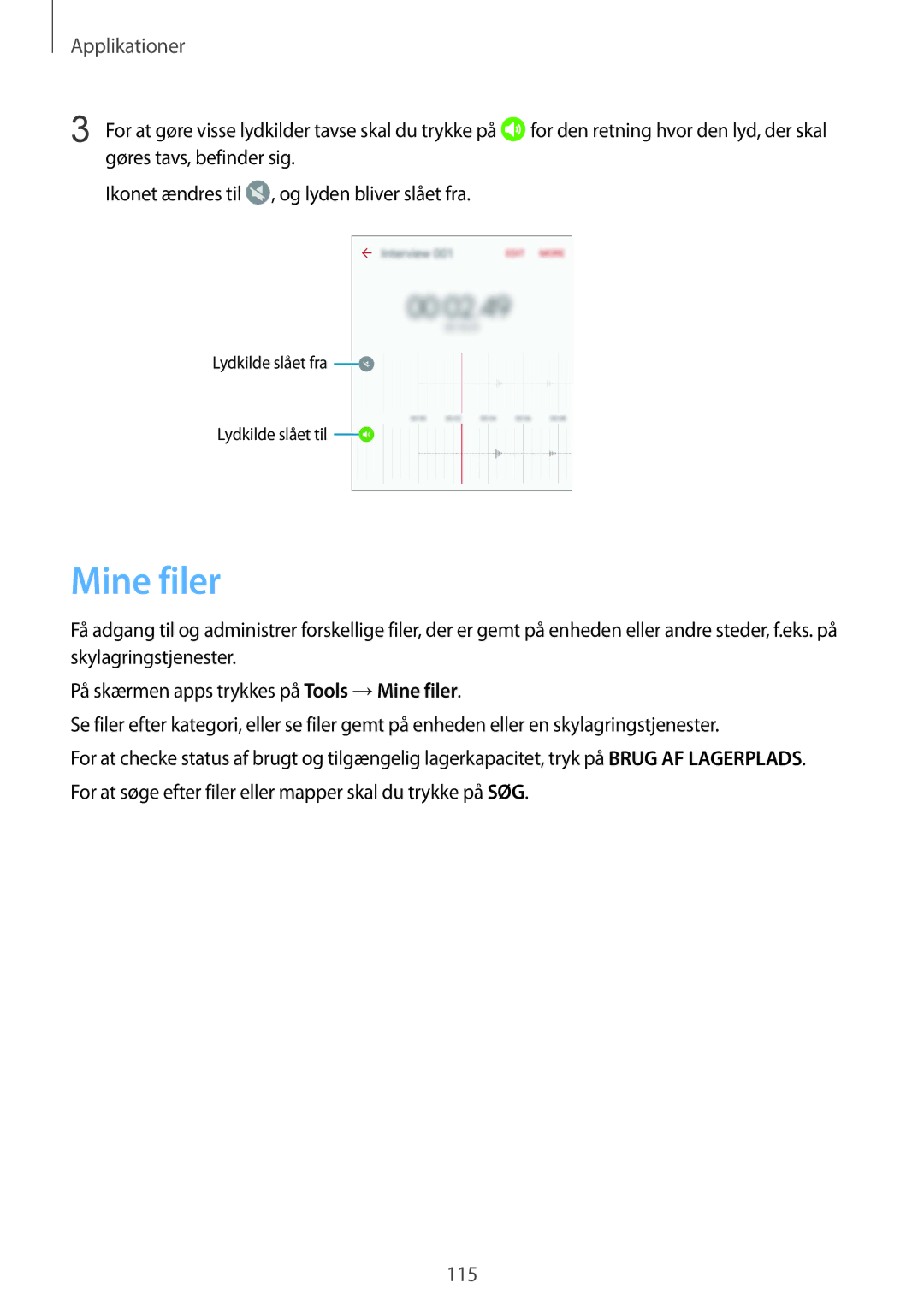 Samsung SM-G928FZDANEE, SM-G928FZSANEE, SM-G928FZKANEE manual Mine filer 