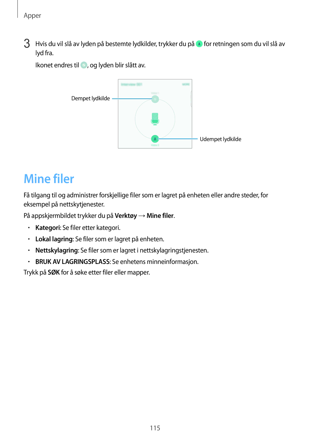 Samsung SM-G928FZDANEE, SM-G928FZSANEE, SM-G928FZKANEE manual Mine filer 