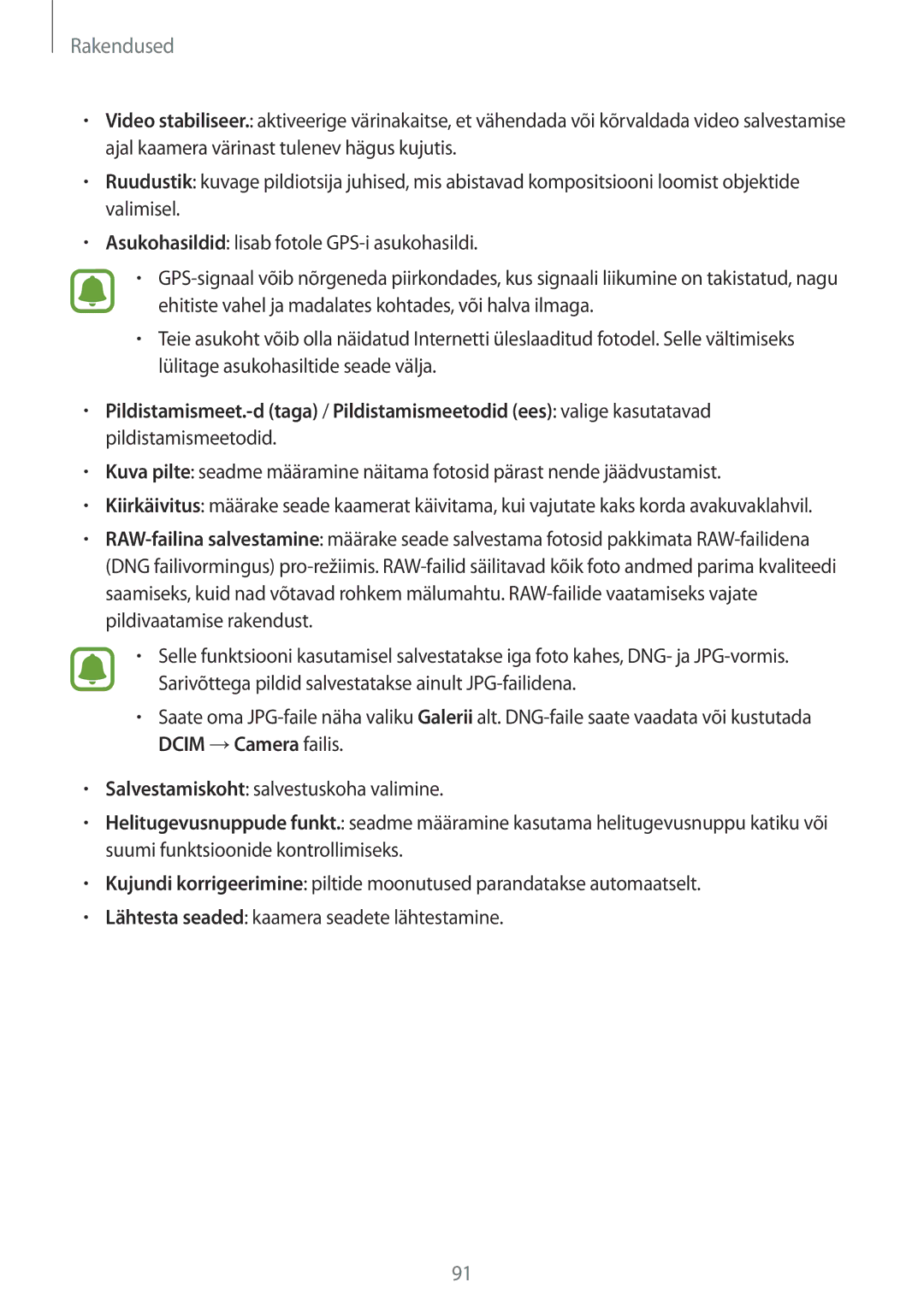 Samsung SM-G930FZDASEB manual Rakendused 