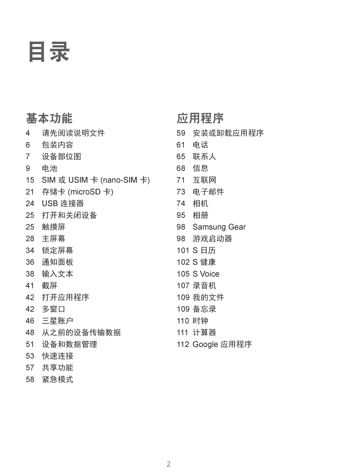 Samsung SM-G930FZSUXXV 请先阅读说明文件, 包装内容 设备部位图 联系人, 互联网, 电子邮件, 打开和关闭设备 触摸屏, 主屏幕 游戏启动器 锁定屏幕, 通知面板, 输入文本, 录音机, 打开应用程序, 我的文件 