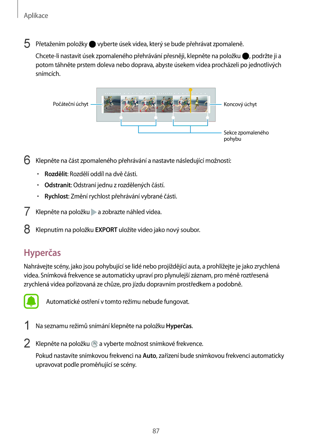 Samsung SM-G930FZKAETL manual Hyperčas 