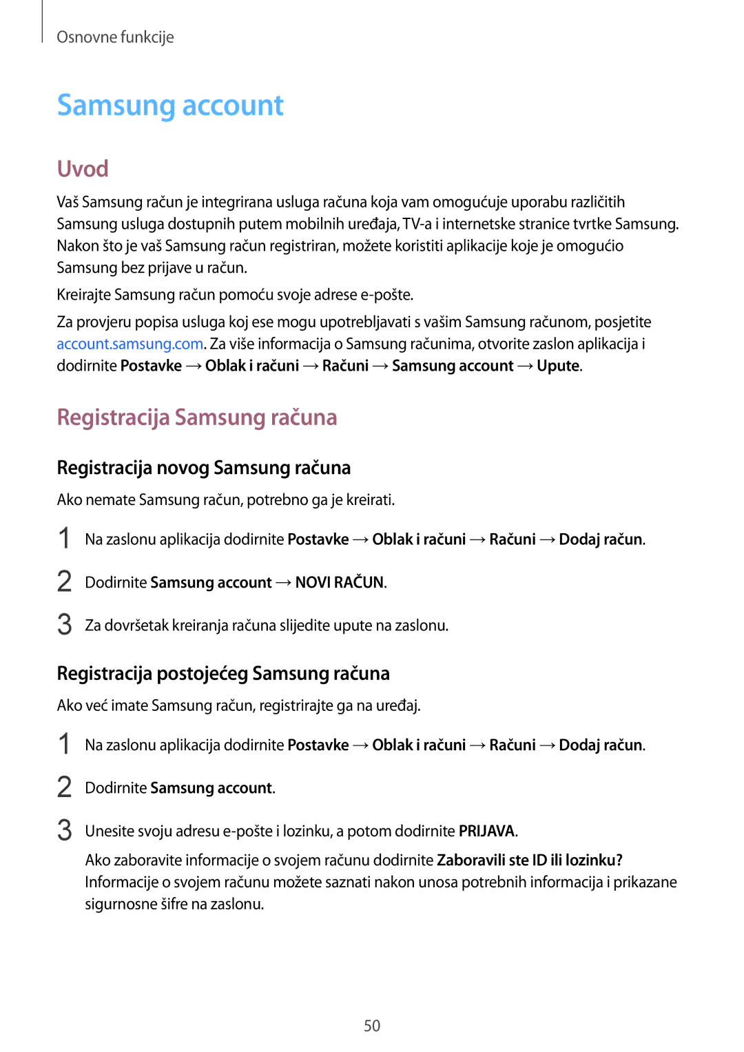 Samsung SM-G930FZKAVIP, SM-G930FZKATWO Samsung account, Registracija Samsung računa, Registracija novog Samsung računa 