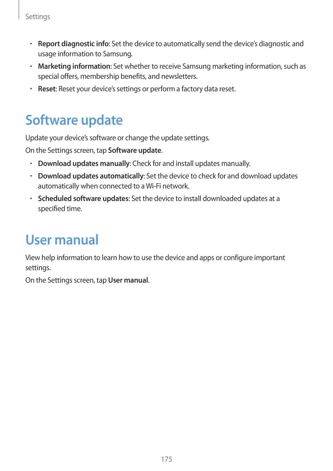 Samsung SM-G935FZKAVIP, SM-G935FEDADBT, SM-G935FZKZDBT, SM-G935FZSADBT, SM-G935FZKADBT, SM-G935FZWADBT manual Software update 