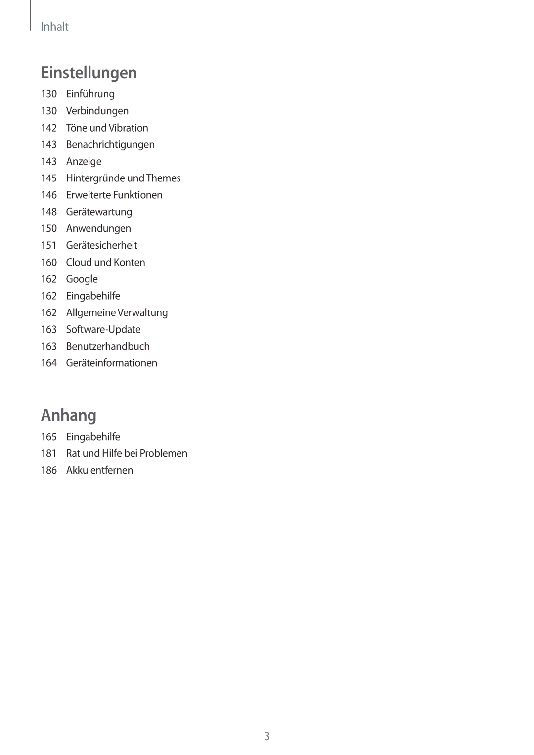 Samsung SM-G935FZKADBT, SM-G935FEDADBT, SM-G935FZKZDBT, SM-G935FZSADBT, SM-G935FZWADBT, SM-G935FZDADBT manual Anhang 