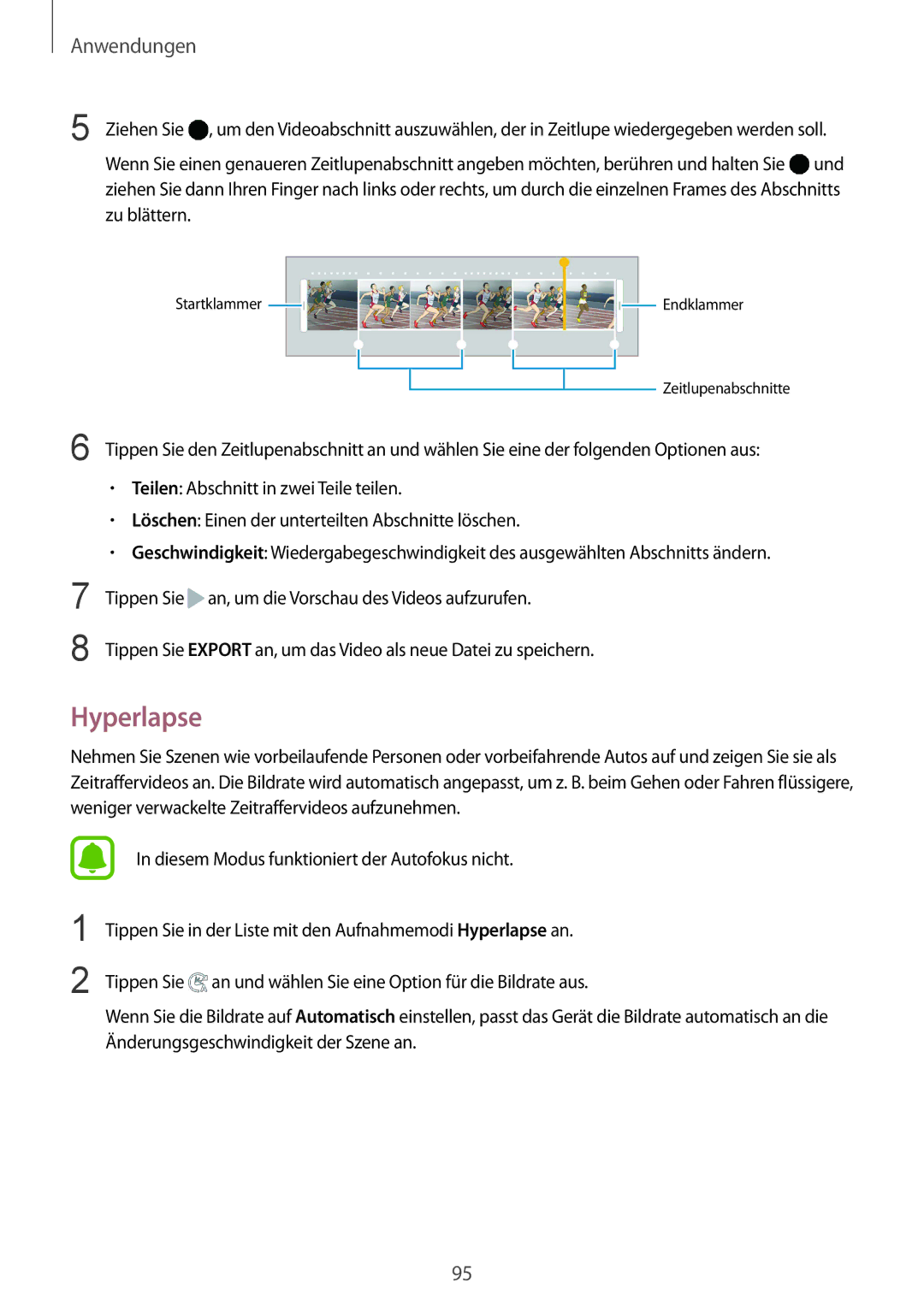 Samsung SM-G935FZDADBT, SM-G935FEDADBT, SM-G935FZKZDBT, SM-G935FZSADBT, SM-G935FZKADBT, SM-G935FZWADBT manual Hyperlapse 