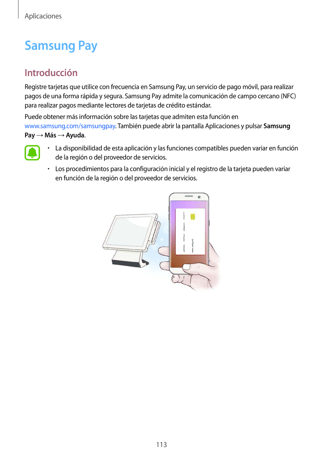 Samsung SM-G935FZDAPHE, SM-G935FZBAPHE, SM-G935FZKAPHE, SM-G935FEDAPHE, SM-G935FZSAPHE manual Samsung Pay, Introducción 