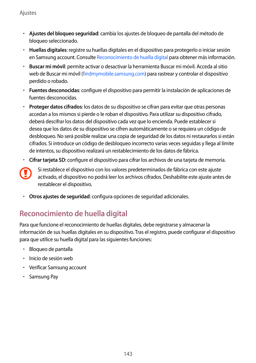 Samsung SM-G935FZDAPHE, SM-G935FZBAPHE, SM-G935FZKAPHE, SM-G935FEDAPHE, SM-G935FZSAPHE manual Reconocimiento de huella digital 