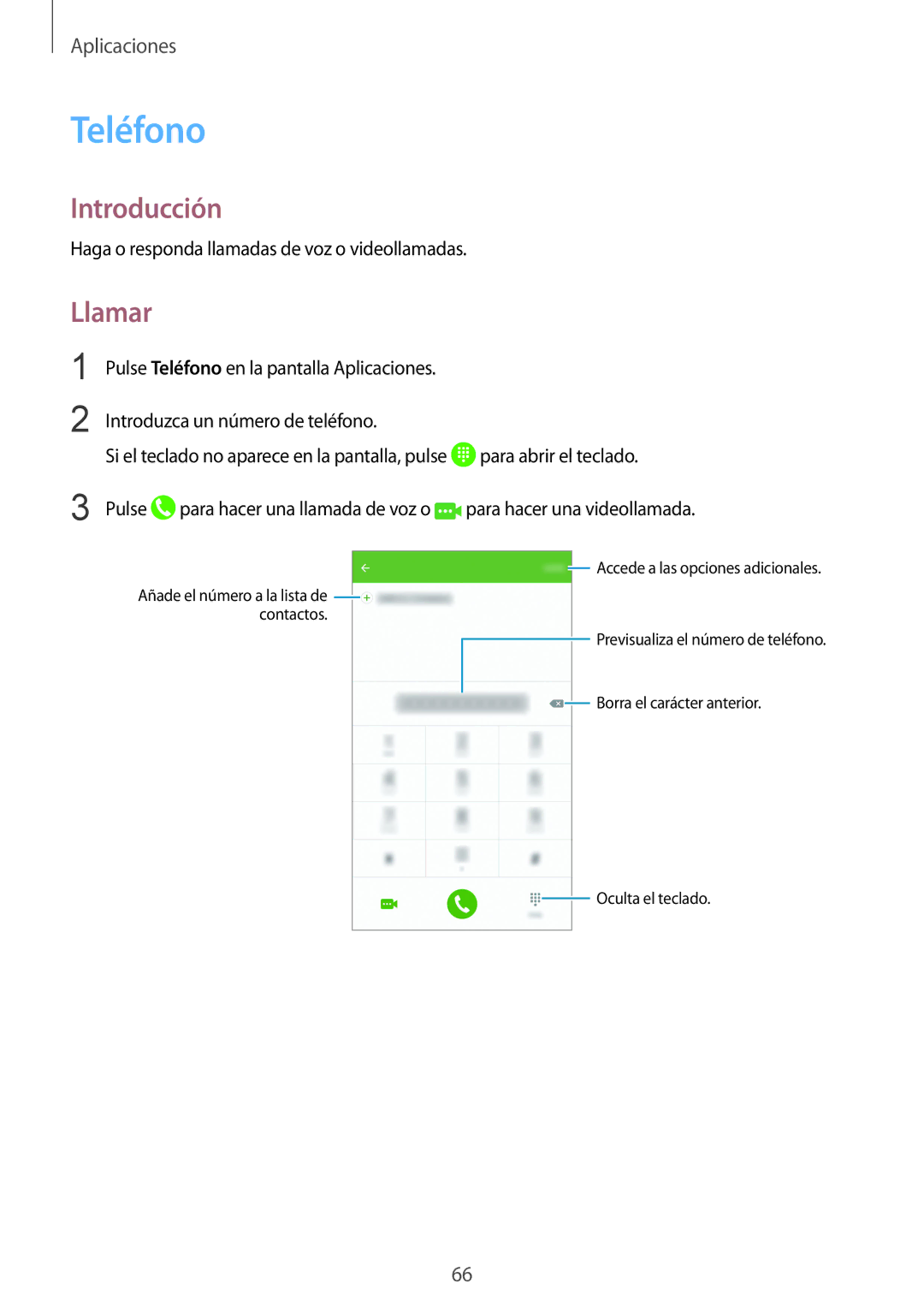 Samsung SM-G935FZKAPHE, SM-G935FZBAPHE, SM-G935FEDAPHE, SM-G935FZDAPHE, SM-G935FZSAPHE manual Teléfono, Llamar 