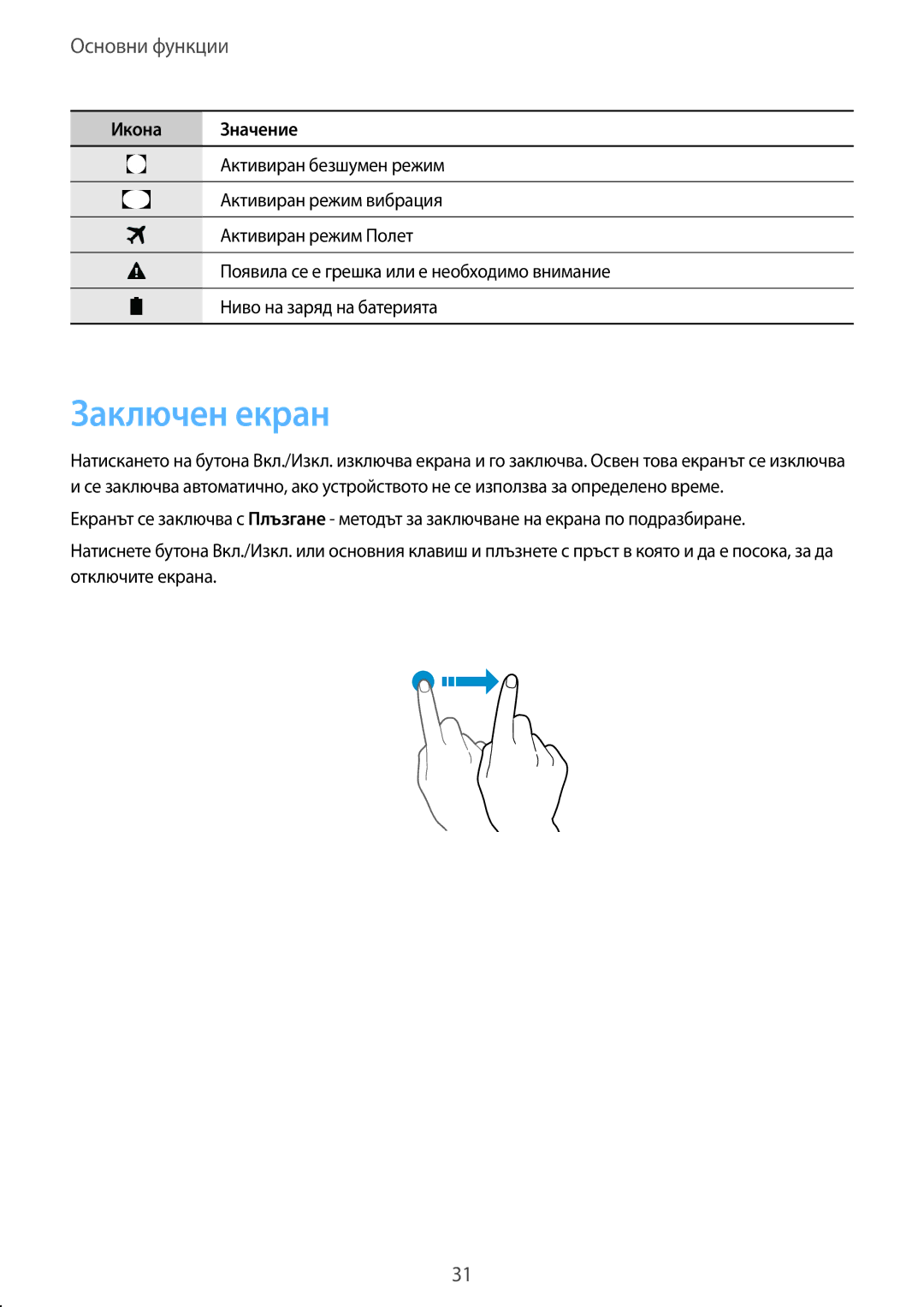 Samsung SM-G935FZDABGL manual Заключен екран 