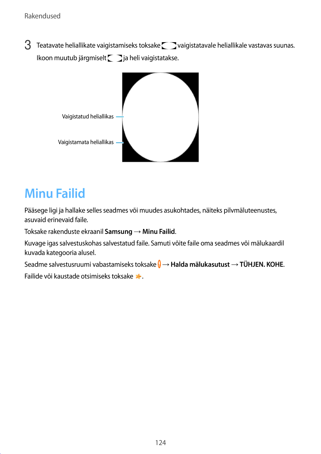 Samsung SM-G935FZDASEB manual Minu Failid 