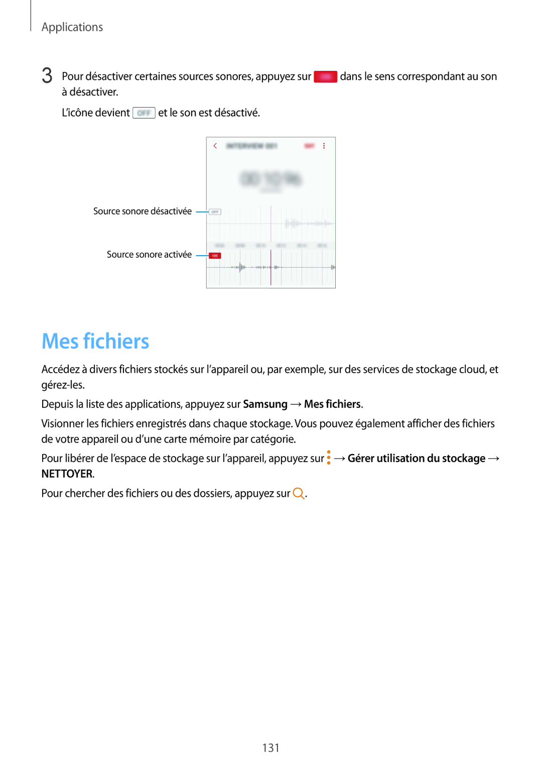 Samsung SM-G935FZKAXEF, SM-G935FZDAXEF, SM-G935FEDAXEF, SM-G935FZSAXEF, SM-G935FZBAXEF, SM-G935FZWAXEF manual Mes fichiers 