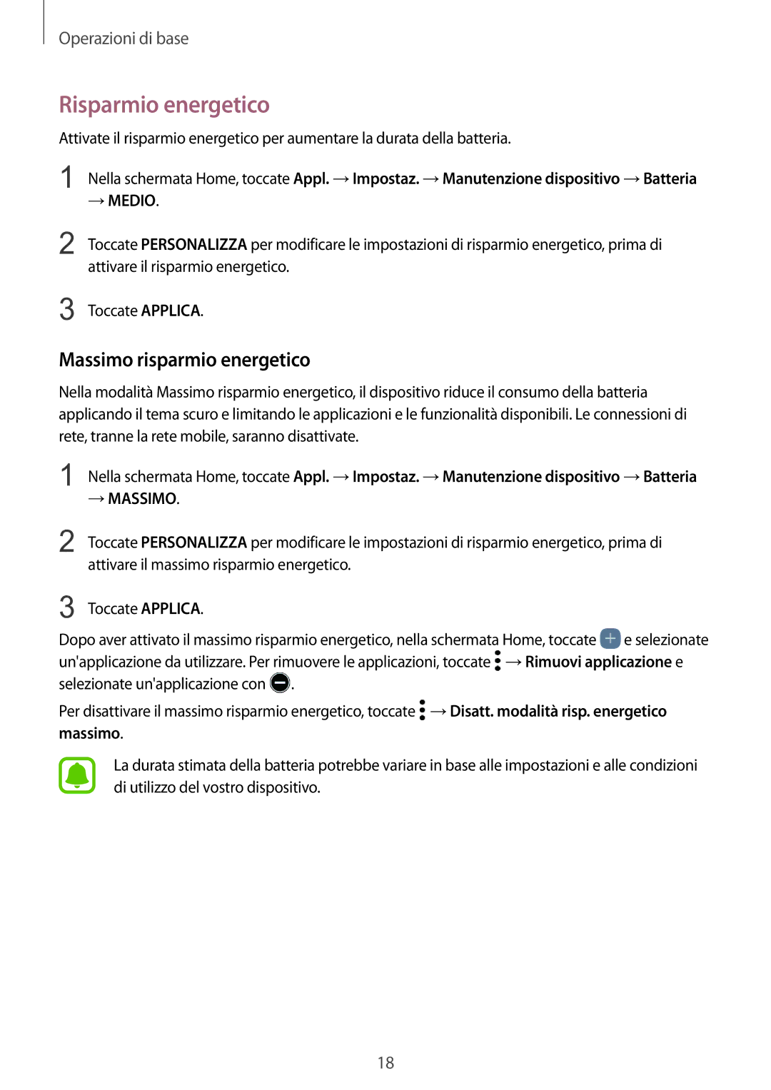 Samsung SM-G935FZSAITV, SM-G935FZBAITV, SM-G935FEDAITV, SM-G935FZKAITV Risparmio energetico, Massimo risparmio energetico 