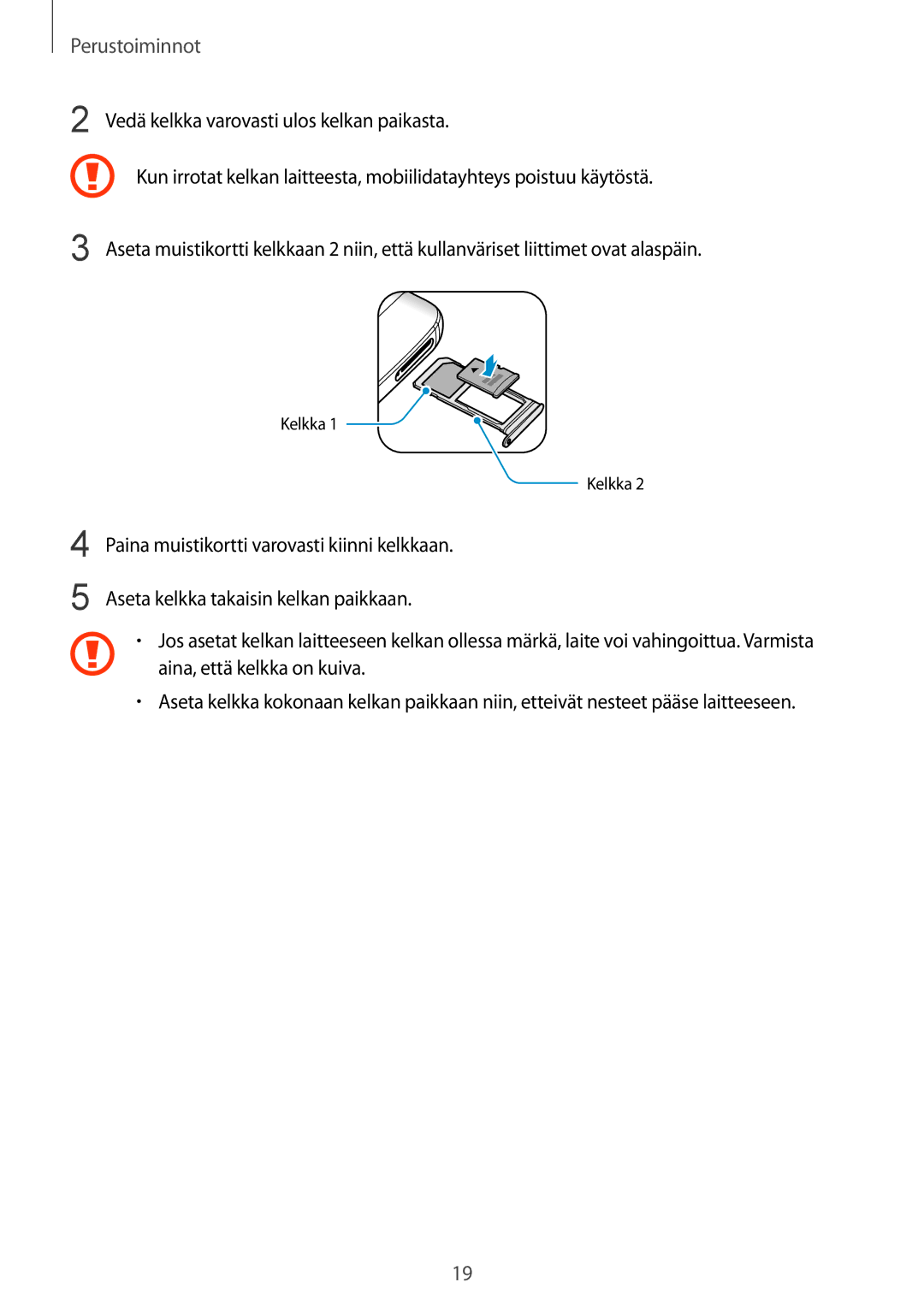 Samsung SM-G935FZBANEE, SM-G935FZWANEE, SM-G935FZDANEE, SM-G935FEDANEE, SM-G935FZKANEE, SM-G935FZSANEE manual Kelkka 