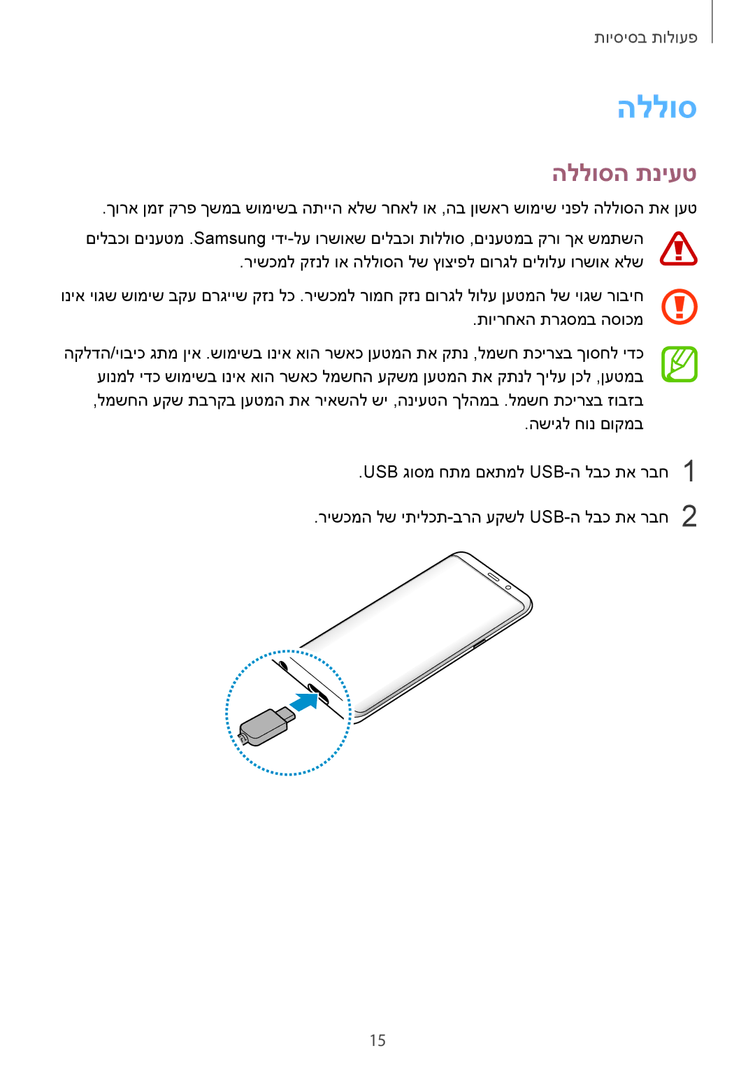 Samsung SM-G950FZKAILO, SM-G950FZDAILO, SM-G955FZKAILO, SM-G955FZDAILO, SM-G950FZVAILO, SM-G955FZVAILO manual הללוסה תניעט 