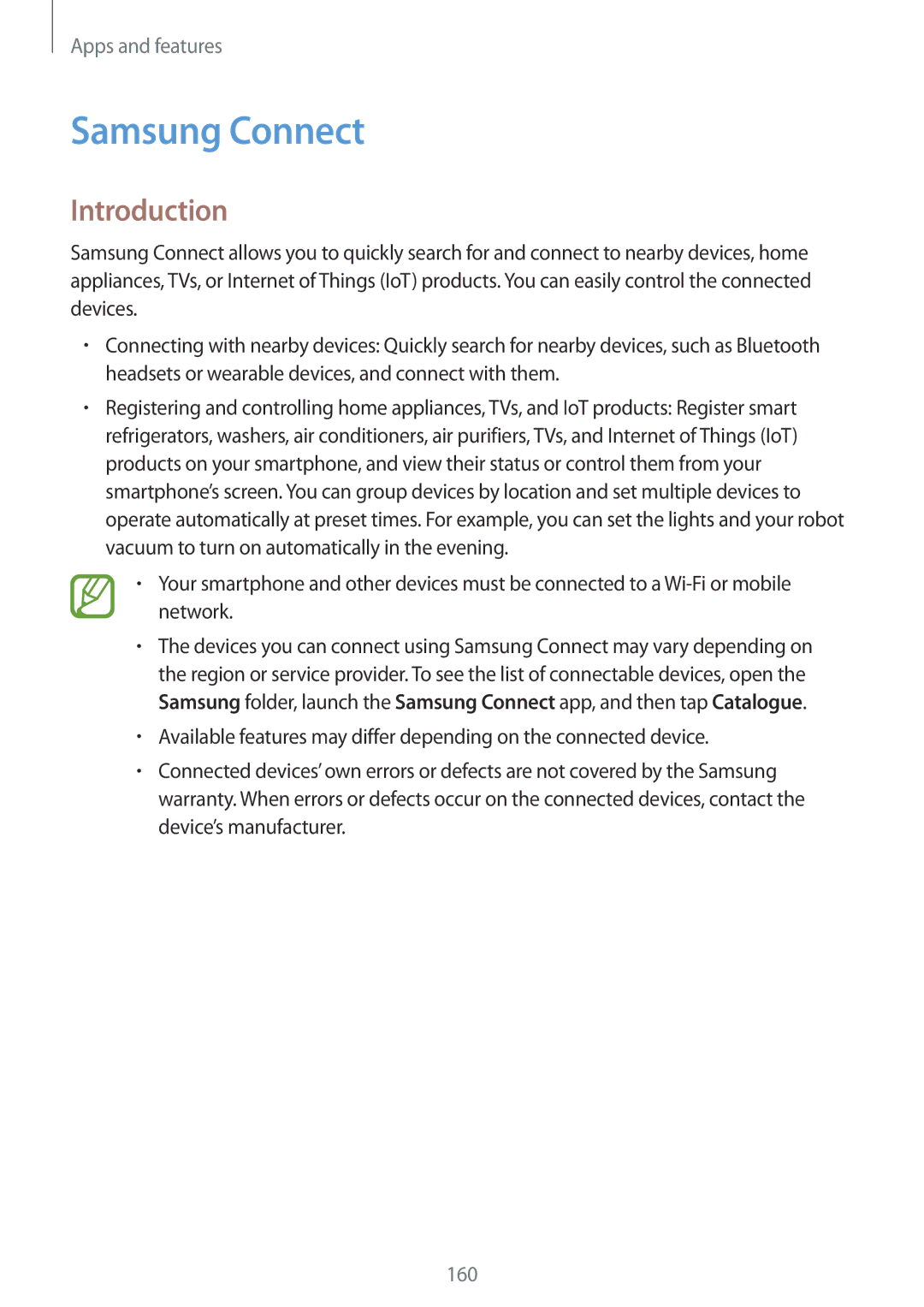 Samsung SM-G955FZSAITV, SM-G950FZIADBT, SM-G955FZSADBT, SM-G955FZKADBT, SM-G955FZVADBT manual Samsung Connect, Introduction 