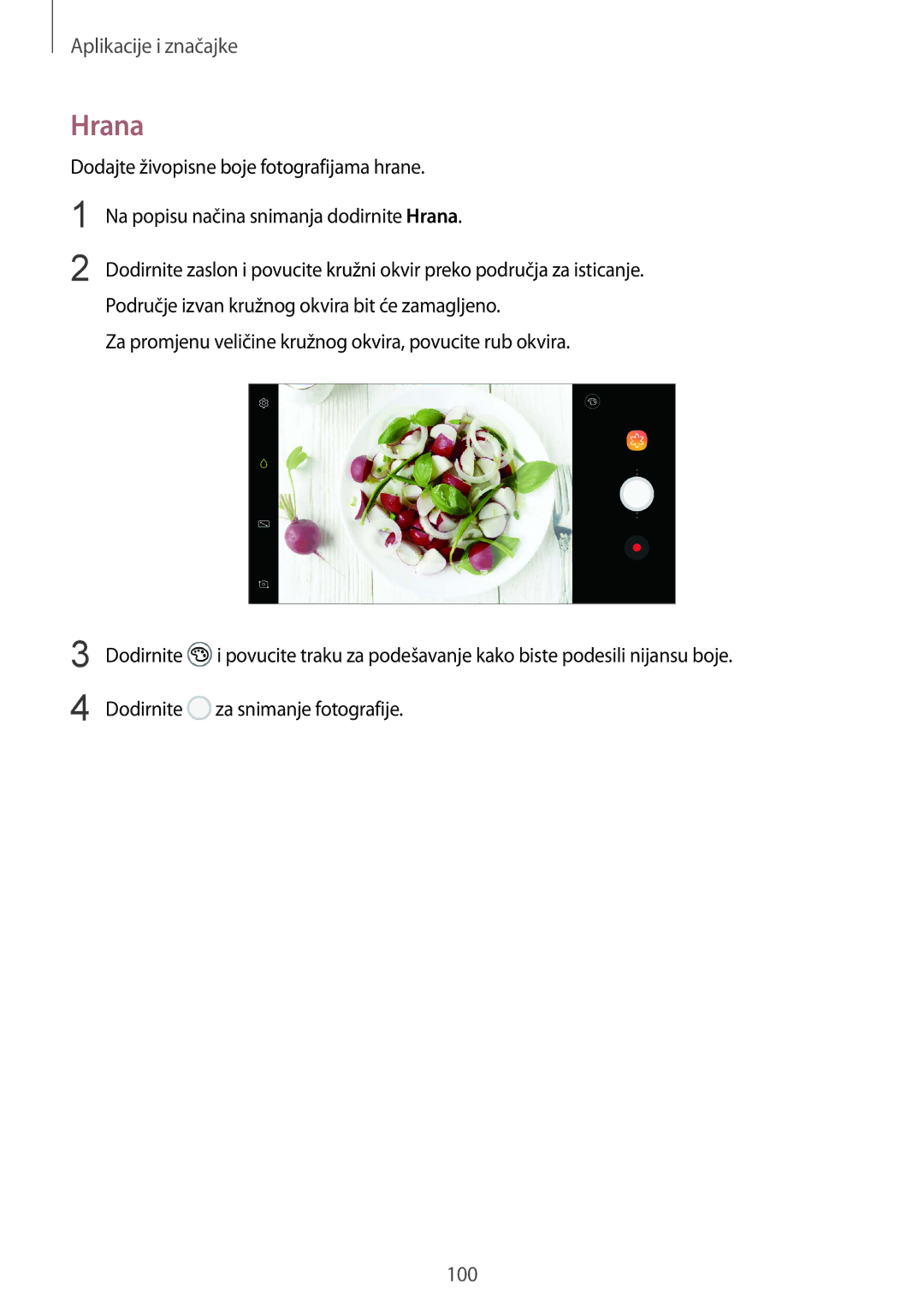 Samsung SM-G955FZKASEE, SM-G950FZVASEE, SM-G950FZKASEE, SM-G950FZSASEE, SM-G955FZSASEE, SM-G955FZVASEE manual Hrana 