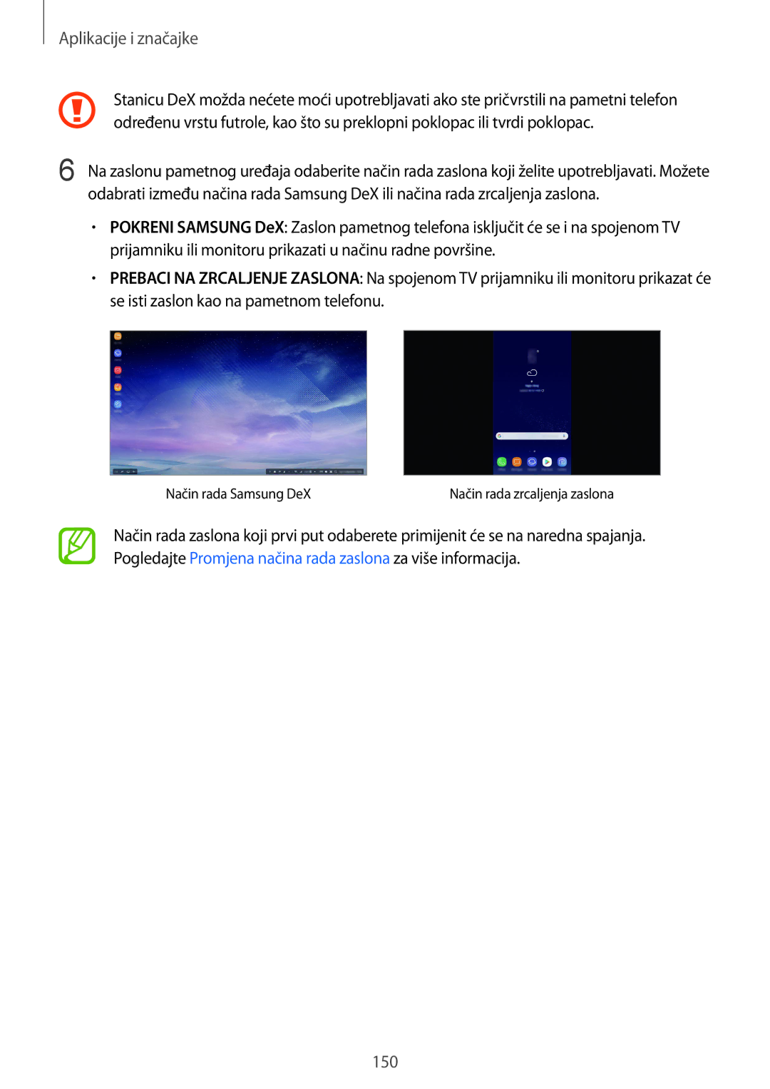 Samsung SM-G950FZVASEE, SM-G950FZKASEE, SM-G950FZSASEE, SM-G955FZSASEE, SM-G955FZKASEE, SM-G955FZVASEE manual 150 